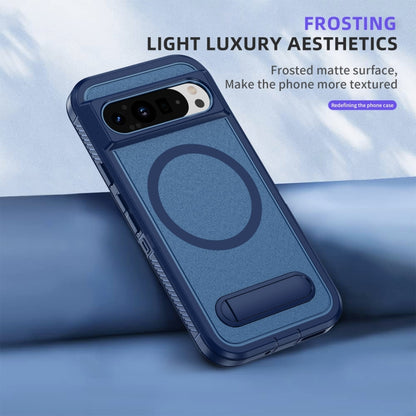 Guard MagSafe Holder Matte PC Hybrid TPU Phone Case, For Google Pixel 9 Pro, For Google Pixel 8a, For Google Pixel 8 Pro