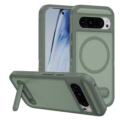 Guard MagSafe Holder Matte PC Hybrid TPU Phone Case, For Google Pixel 9 Pro, For Google Pixel 8a, For Google Pixel 8 Pro