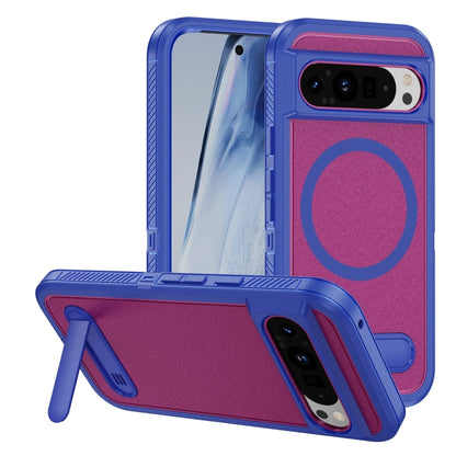 Guard MagSafe Holder Matte PC Hybrid TPU Phone Case, For Google Pixel 9 Pro, For Google Pixel 8a, For Google Pixel 8 Pro