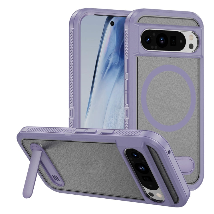 Guard MagSafe Holder Matte PC Hybrid TPU Phone Case, For Google Pixel 9 Pro, For Google Pixel 8a, For Google Pixel 8 Pro