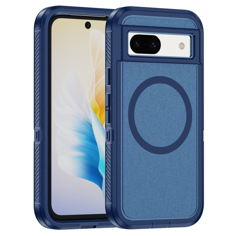 Guard MagSafe Holder Matte PC Hybrid TPU Phone Case, For Google Pixel 9 Pro, For Google Pixel 8a, For Google Pixel 8 Pro