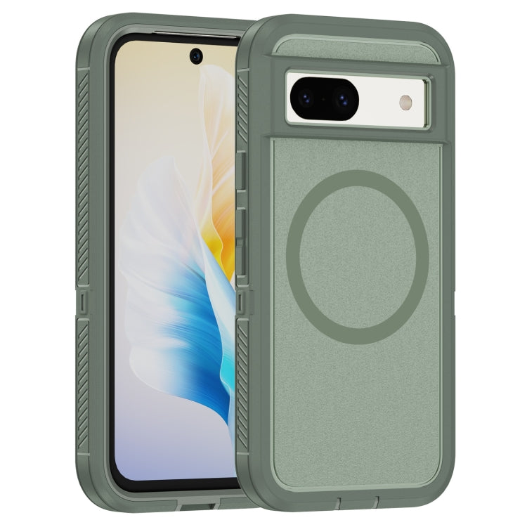 Guard MagSafe Holder Matte PC Hybrid TPU Phone Case, For Google Pixel 9 Pro, For Google Pixel 8a, For Google Pixel 8 Pro