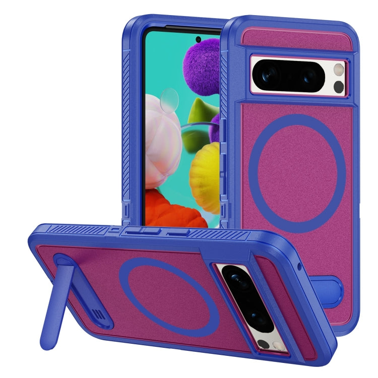 Guard MagSafe Holder Matte PC Hybrid TPU Phone Case, For Google Pixel 9 Pro, For Google Pixel 8a, For Google Pixel 8 Pro