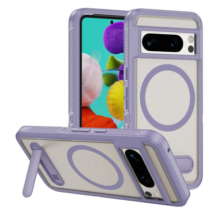 Guard MagSafe Holder Matte PC Hybrid TPU Phone Case, For Google Pixel 9 Pro, For Google Pixel 8a, For Google Pixel 8 Pro