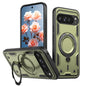 PC Hybrid TPU Armor MagSafe Ring Holder Phone Case, For Google Pixel 9 Pro XL, For Google Pixel 9 / 9 Pro