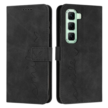 Skin Feel Heart Embossed Leather Phone Case