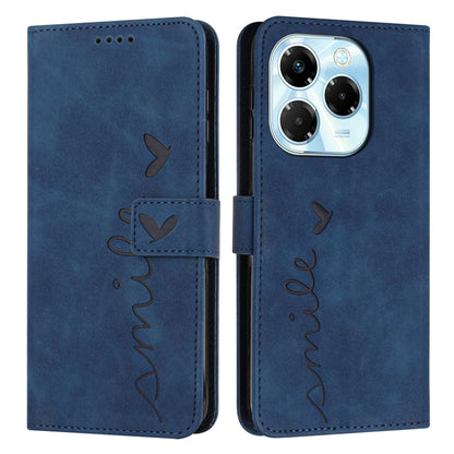 Skin Feel Heart Embossed Leather Phone Case