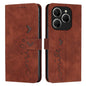 Skin Feel Heart Embossed Leather Phone Case, For Tecno Spark Go 1, For Tecno Spark 30C, For Tecno Spark 20 Pro 5G