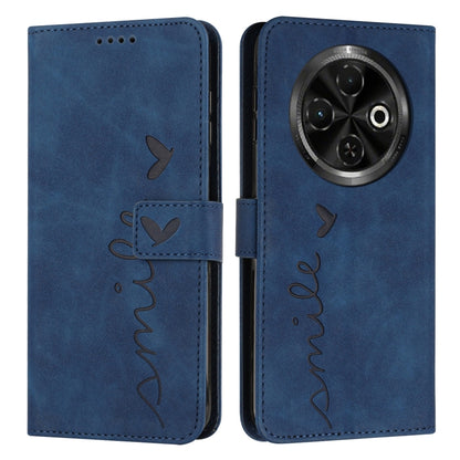 Skin Feel Heart Embossed Leather Phone Case