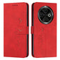 Skin Feel Heart Embossed Leather Phone Case, For Tecno Spark Go 1, For Tecno Spark 30C, For Tecno Spark 20 Pro 5G
