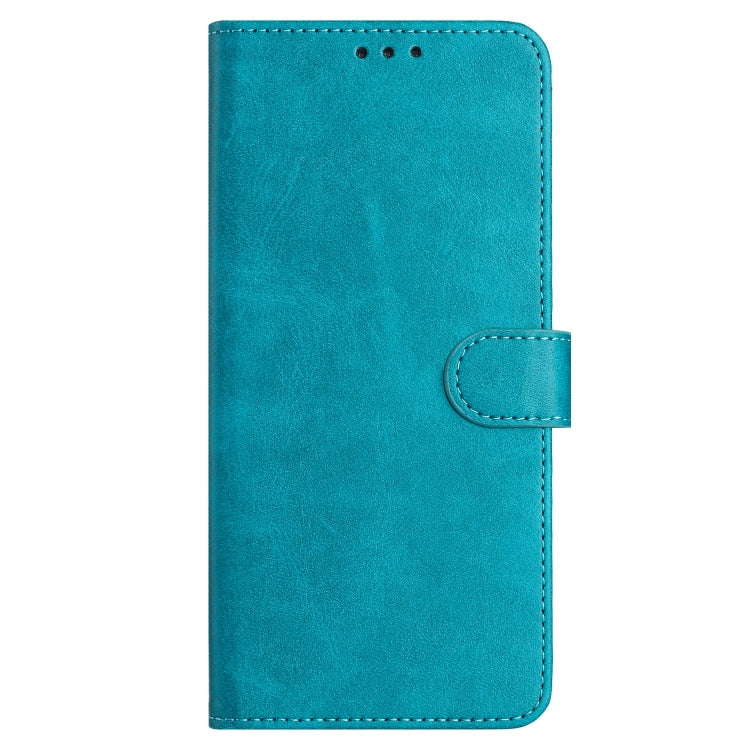 Solid Calf Texture Flip Leather Phone Case