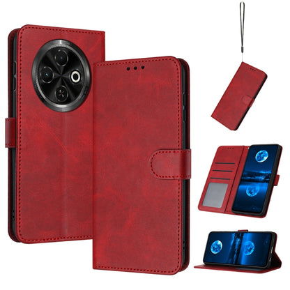 Solid Calf Texture Flip Leather Phone Case