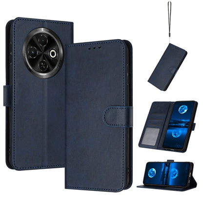 Solid Calf Texture Flip Leather Phone Case
