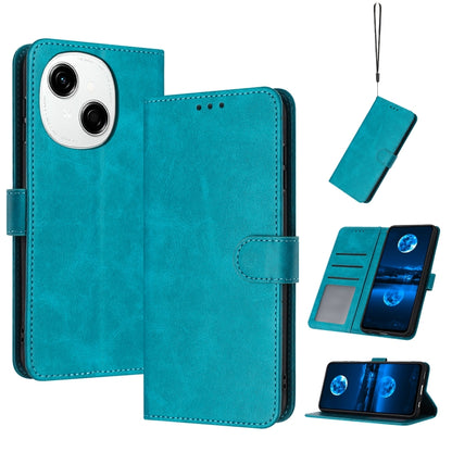 Solid Calf Texture Flip Leather Phone Case