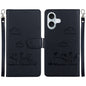 Cute Cats RFID Leather Phone Case, For iPhone Air, For iPhone 16 Pro Max, For iPhone 16 Pro, For iPhone 16 Plus