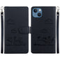 Cute Cats RFID Leather Phone Case, For iPhone 15, For iPhone 14 Plus, For iPhone 14, For iPhone 14 Pro