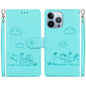 Cute Cats RFID Leather Phone Case, For iPhone 14 Pro Max, For iPhone 7 / 8 / SE 2022, For iPhone 13 Pro Max, For iPhone 13 Pro