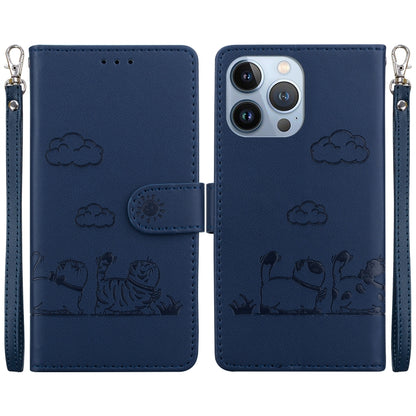 Cute Cats RFID Leather Phone Case, For iPhone 14 Pro Max, For iPhone 7 / 8 / SE 2022, For iPhone 13 Pro Max, For iPhone 13 Pro