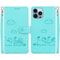 Cute Cats RFID Leather Phone Case, For iPhone 14 Pro Max, For iPhone 7 / 8 / SE 2022, For iPhone 13 Pro Max, For iPhone 13 Pro