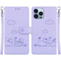Cute Cats RFID Leather Phone Case, For iPhone 14 Pro Max, For iPhone 7 / 8 / SE 2022, For iPhone 13 Pro Max, For iPhone 13 Pro