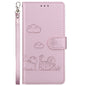 Cute Cats RFID Leather Phone Case, For iPhone 13, For iPhone 12 / 12 Pro, For iPhone 12 Pro Max, For iPhone 11