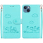 Cute Cats RFID Leather Phone Case, For iPhone 13, For iPhone 12 / 12 Pro, For iPhone 12 Pro Max, For iPhone 11