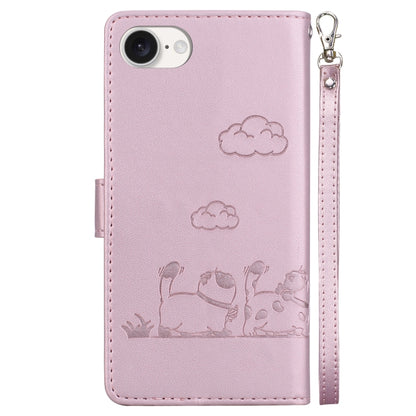 Cute Cats RFID Leather Phone Case, For iPhone 17e / 16e, For iPhone 17 Pro Max, For iPhone 17 Pro, For iPhone 17