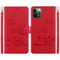 Cute Cats RFID Leather Phone Case, For iPhone 13, For iPhone 12 / 12 Pro, For iPhone 12 Pro Max, For iPhone 11