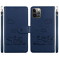 Cute Cats RFID Leather Phone Case, For iPhone 13, For iPhone 12 / 12 Pro, For iPhone 12 Pro Max, For iPhone 11