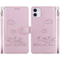 Cute Cats RFID Leather Phone Case, For iPhone 13, For iPhone 12 / 12 Pro, For iPhone 12 Pro Max, For iPhone 11