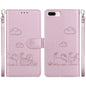Cute Cats RFID Leather Phone Case, For iPhone XR, For iPhone 7 Plus / 8 Plus