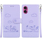 Cute Cats RFID Leather Phone Case, For iPhone 17e / 16e, For iPhone 17 Pro Max, For iPhone 17 Pro, For iPhone 17