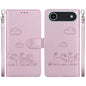 Cute Cats RFID Leather Phone Case, For iPhone Air, For iPhone 16 Pro Max, For iPhone 16 Pro, For iPhone 16 Plus