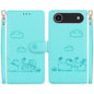 Cute Cats RFID Leather Phone Case, For iPhone Air, For iPhone 16 Pro Max, For iPhone 16 Pro, For iPhone 16 Plus