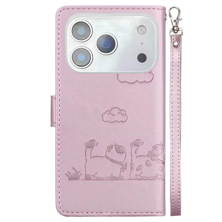 Cute Cats RFID Leather Phone Case, For iPhone 18 Pro / 17 Pro, For iPhone 18 Pro Max / 17 Pro Max, For iPhone 17e / 16e, For iPhone 17