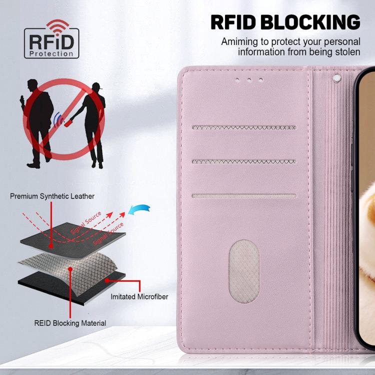 Cute Cats RFID Leather Phone Case, For iPhone 18 Pro / 17 Pro, For iPhone 18 Pro Max / 17 Pro Max, For iPhone 17e / 16e, For iPhone 17