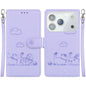 Cute Cats RFID Leather Phone Case, For iPhone 18 Pro / 17 Pro, For iPhone 18 Pro Max / 17 Pro Max, For iPhone 17e / 16e, For iPhone 17