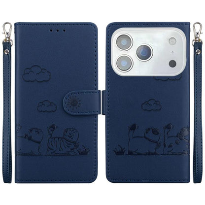 Cute Cats RFID Leather Phone Case, For iPhone 18 Pro / 17 Pro, For iPhone 18 Pro Max / 17 Pro Max, For iPhone 17e / 16e, For iPhone 17