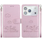 Cute Cats RFID Leather Phone Case, For iPhone 18 Pro / 17 Pro, For iPhone 18 Pro Max / 17 Pro Max, For iPhone 17e / 16e, For iPhone 17