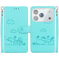 Cute Cats RFID Leather Phone Case, For iPhone 18 Pro / 17 Pro, For iPhone 18 Pro Max / 17 Pro Max, For iPhone 17e / 16e, For iPhone 17