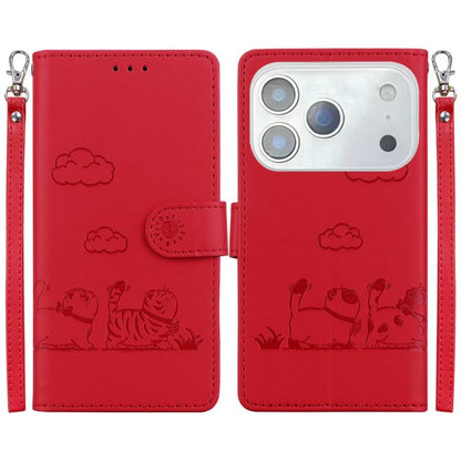 Cute Cats RFID Leather Phone Case, For iPhone 18 Pro / 17 Pro, For iPhone 18 Pro Max / 17 Pro Max, For iPhone 17e / 16e, For iPhone 17