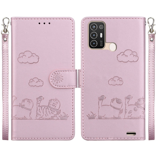 Cute Cats RFID Leather Phone Case