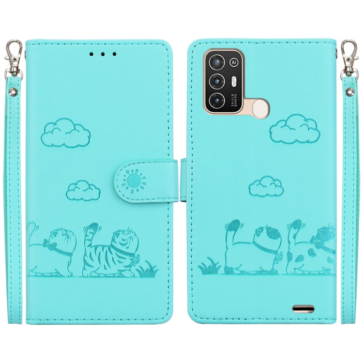 Cute Cats RFID Leather Phone Case