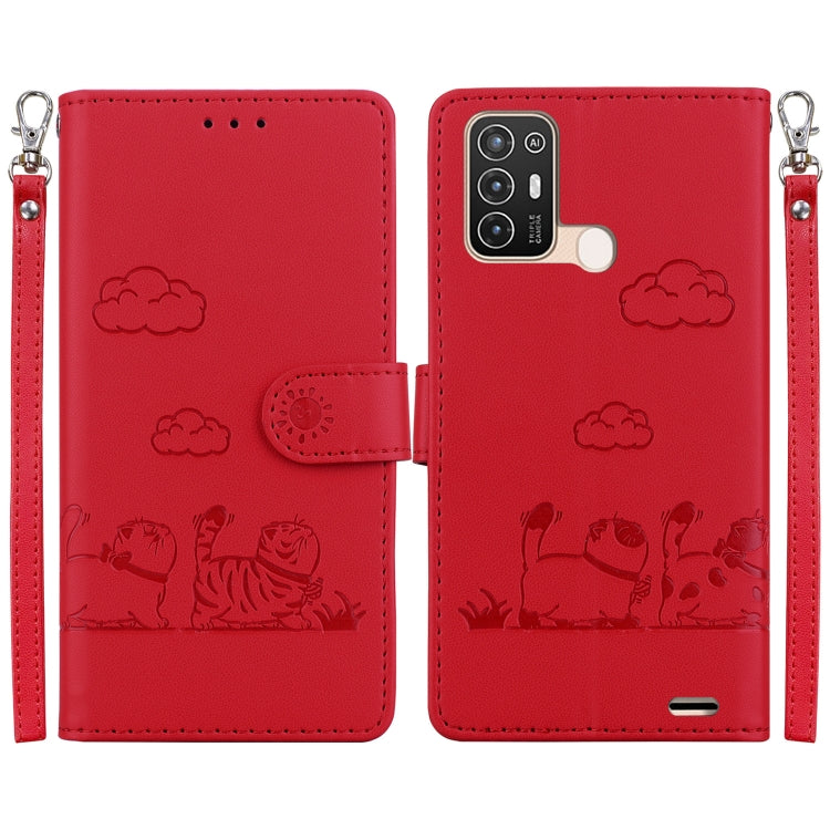 Cute Cats RFID Leather Phone Case