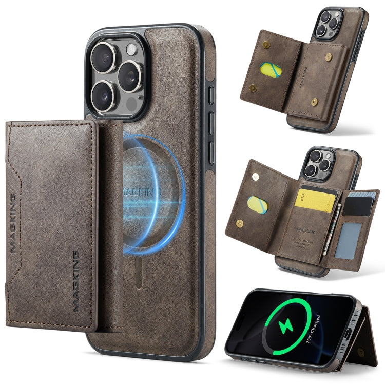 MAGKING K2 Series MagSafe RFID Card Bag Detachable Phone Case, For iPhone Air, For iPhone 16 Pro Max, For iPhone 16 Pro, For iPhone 16 Plus