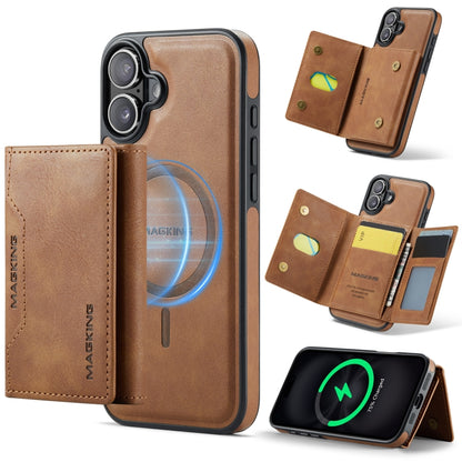 MAGKING K2 Series MagSafe RFID Card Bag Detachable Phone Case, For iPhone Air, For iPhone 16 Pro Max, For iPhone 16 Pro, For iPhone 16 Plus