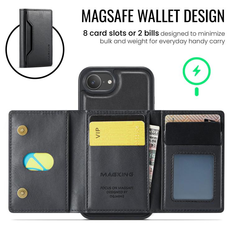 MAGKING K2 Series MagSafe RFID Card Bag Detachable Phone Case