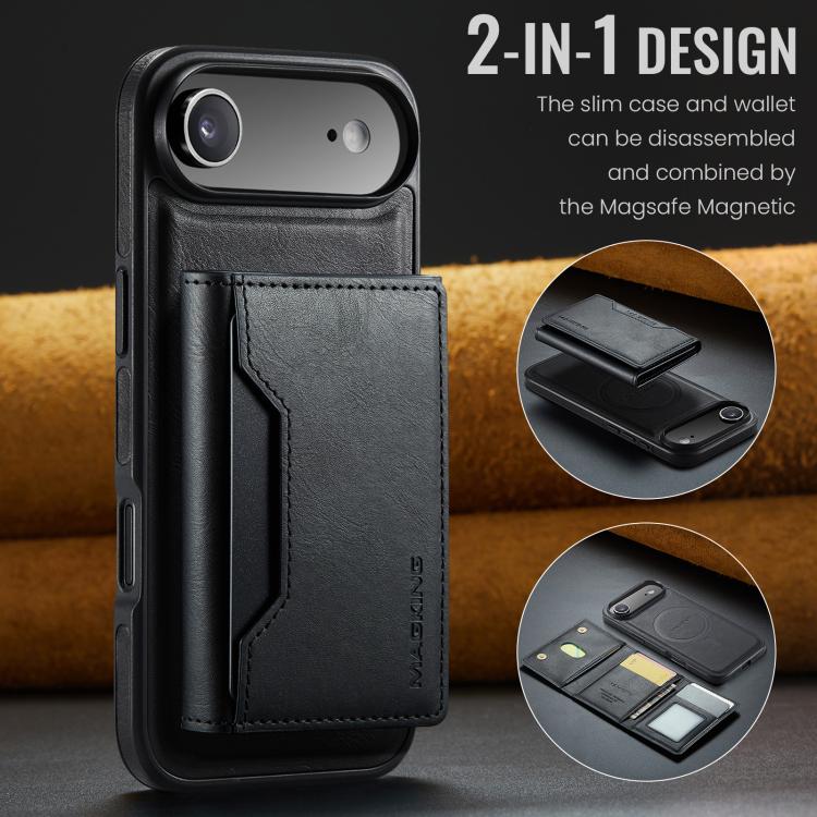 MAGKING K2 Series MagSafe RFID Card Bag Detachable Phone Case, For iPhone Air, For iPhone 16 Pro Max, For iPhone 16 Pro, For iPhone 16 Plus