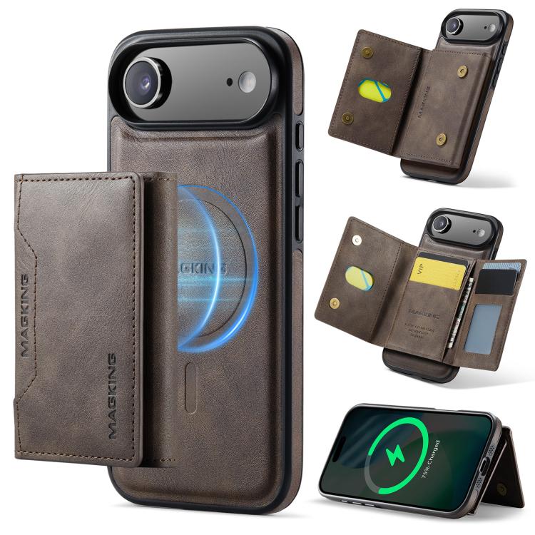 MAGKING K2 Series MagSafe RFID Card Bag Detachable Phone Case