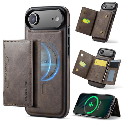 MAGKING K2 Series MagSafe RFID Card Bag Detachable Phone Case, For iPhone Air, For iPhone 16 Pro Max, For iPhone 16 Pro, For iPhone 16 Plus